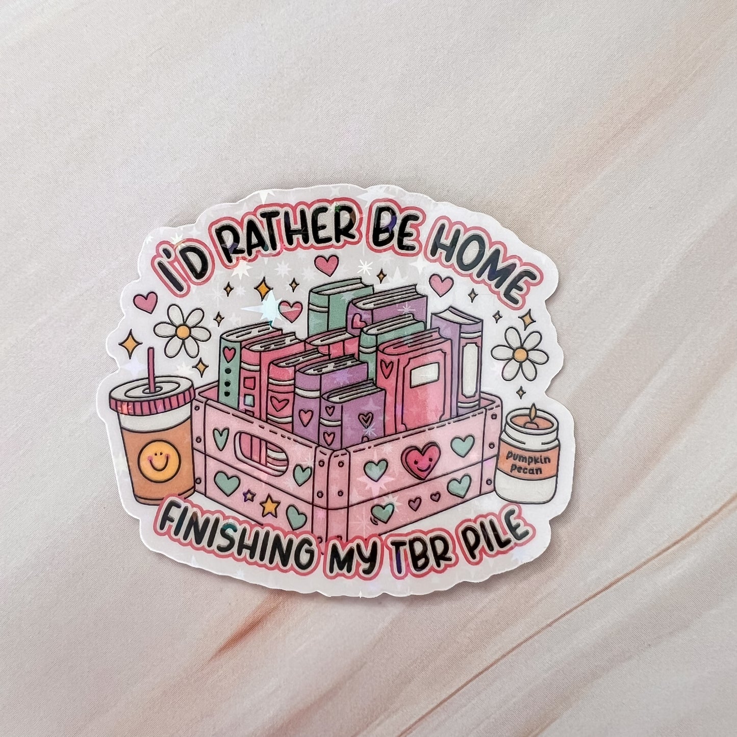 Finish My TBR Crate Sticker