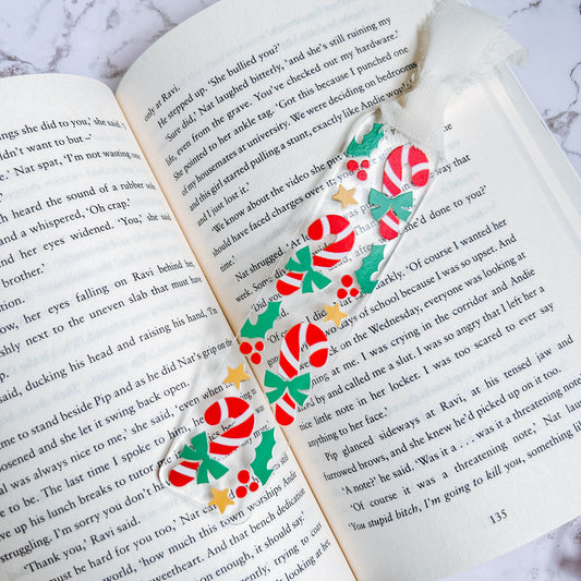 Candy Cane Bookmark