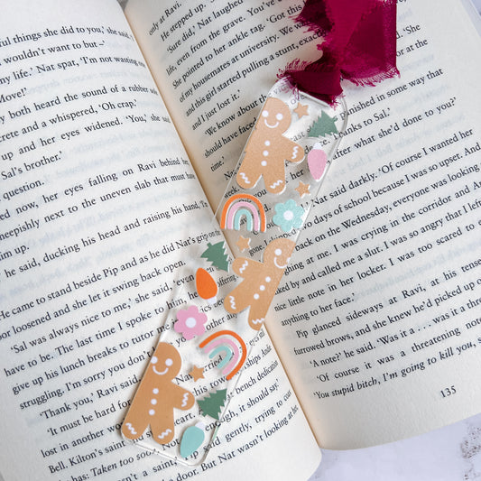 Gingerbread Rainbow Bookmark