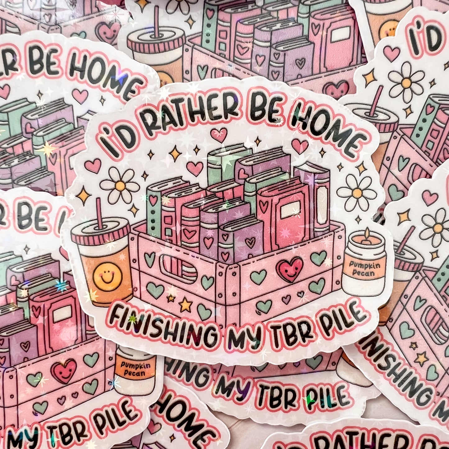 Finish My TBR Crate Sticker