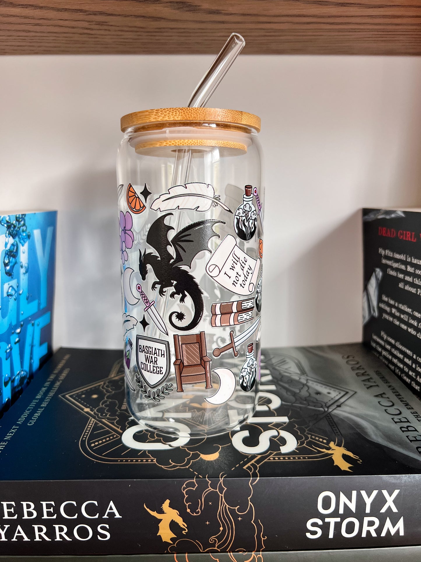 Fourth Wing Glass Tumbler