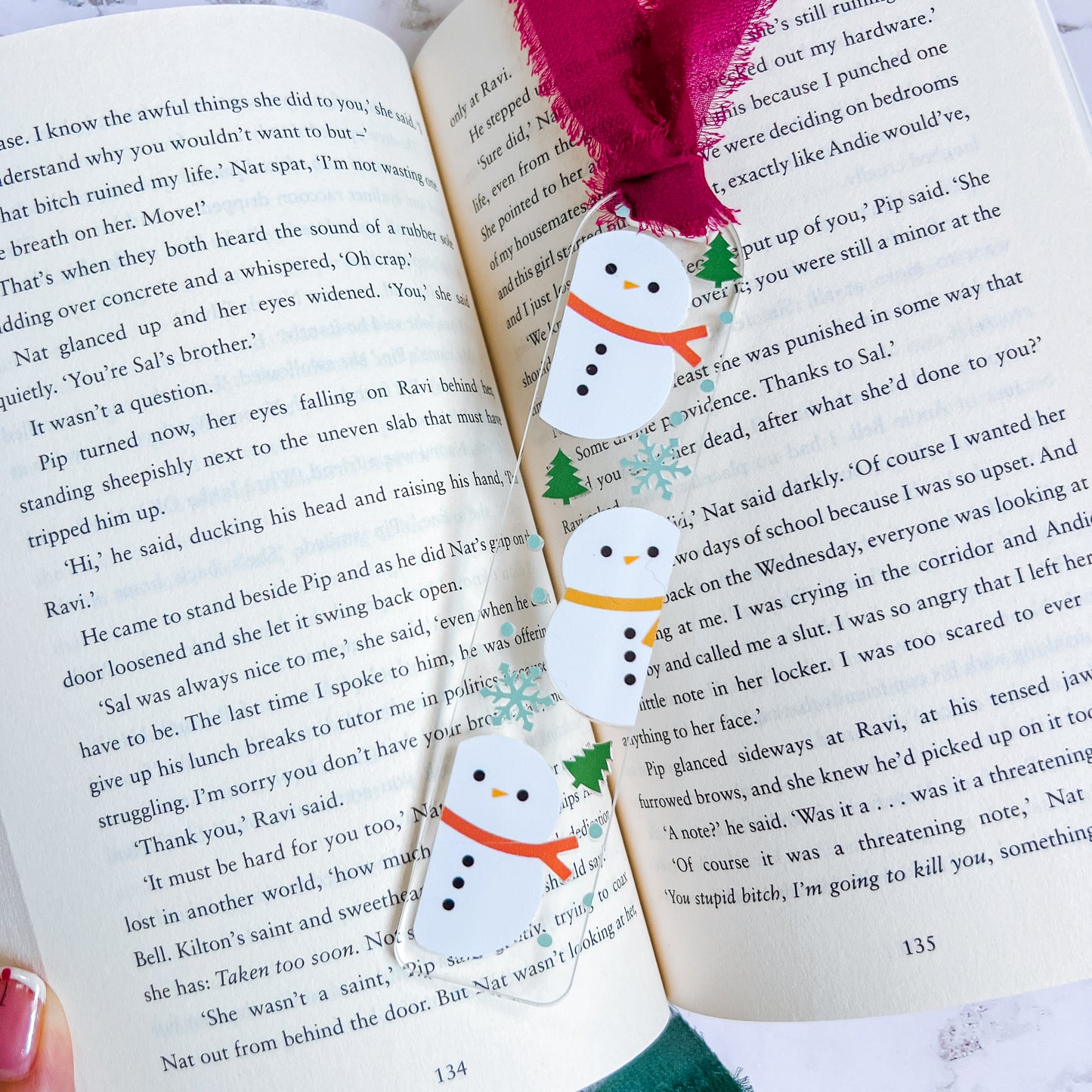 Snowman Bookmark