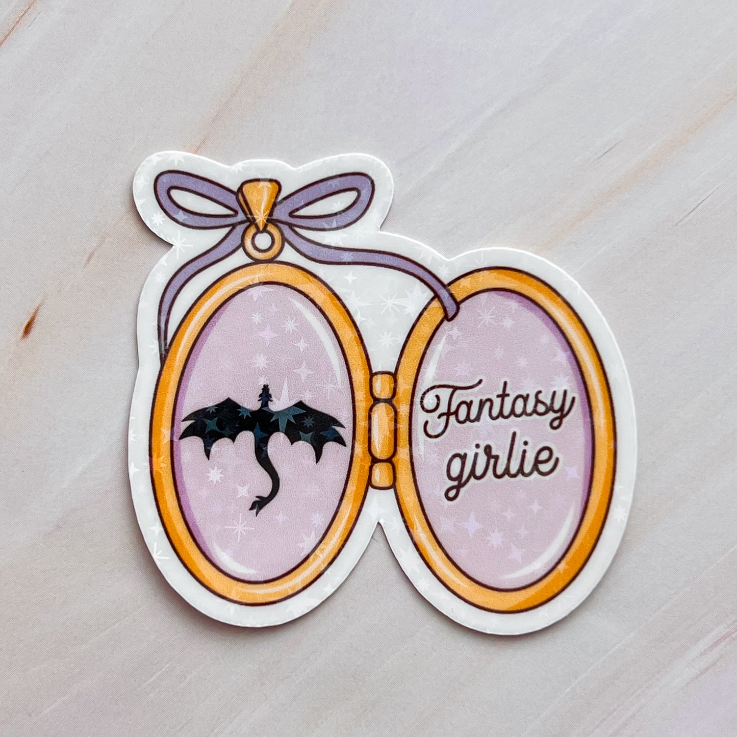 Fantasy Girlie Locket Sticker