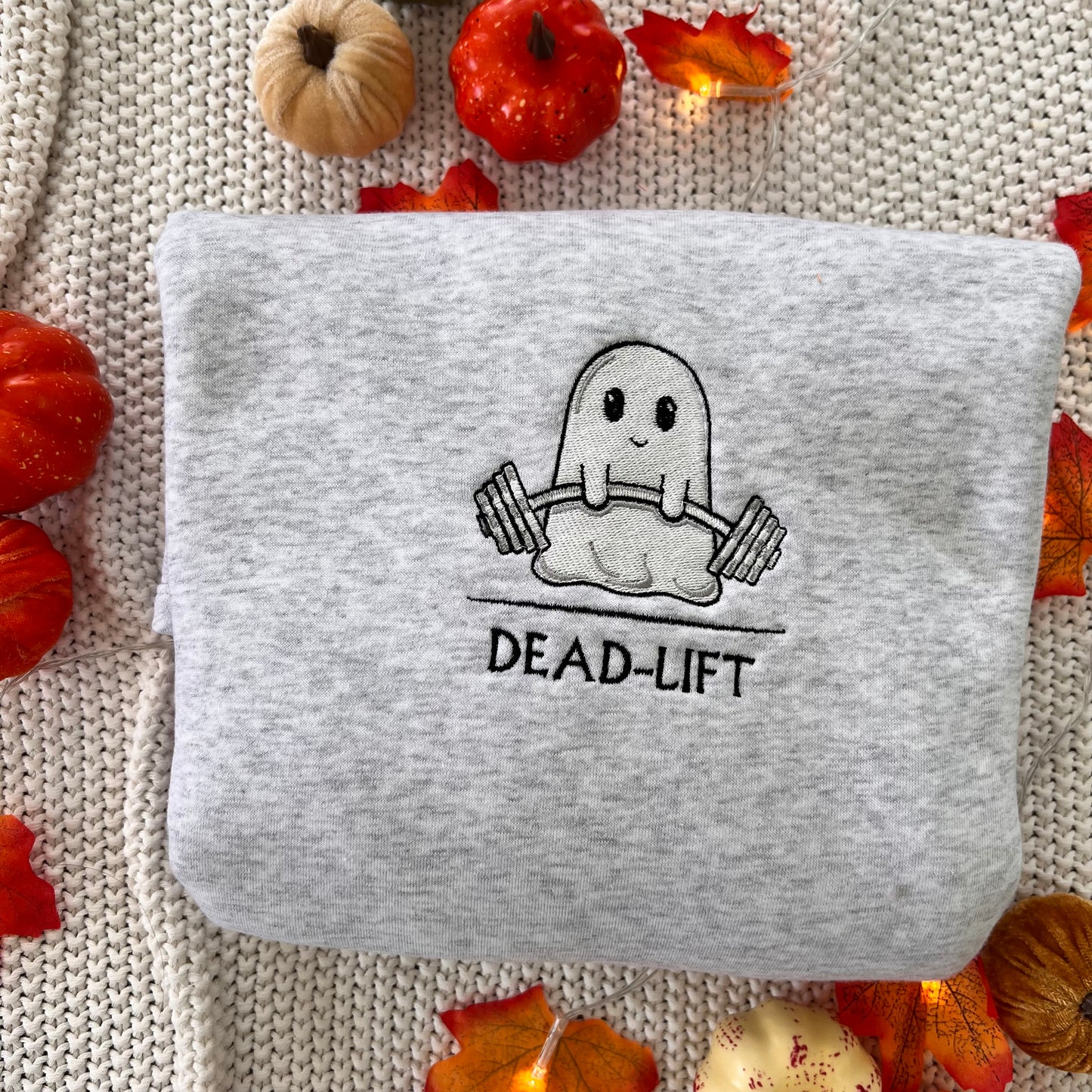 Deadlift Ghost Embroidered Crewneck