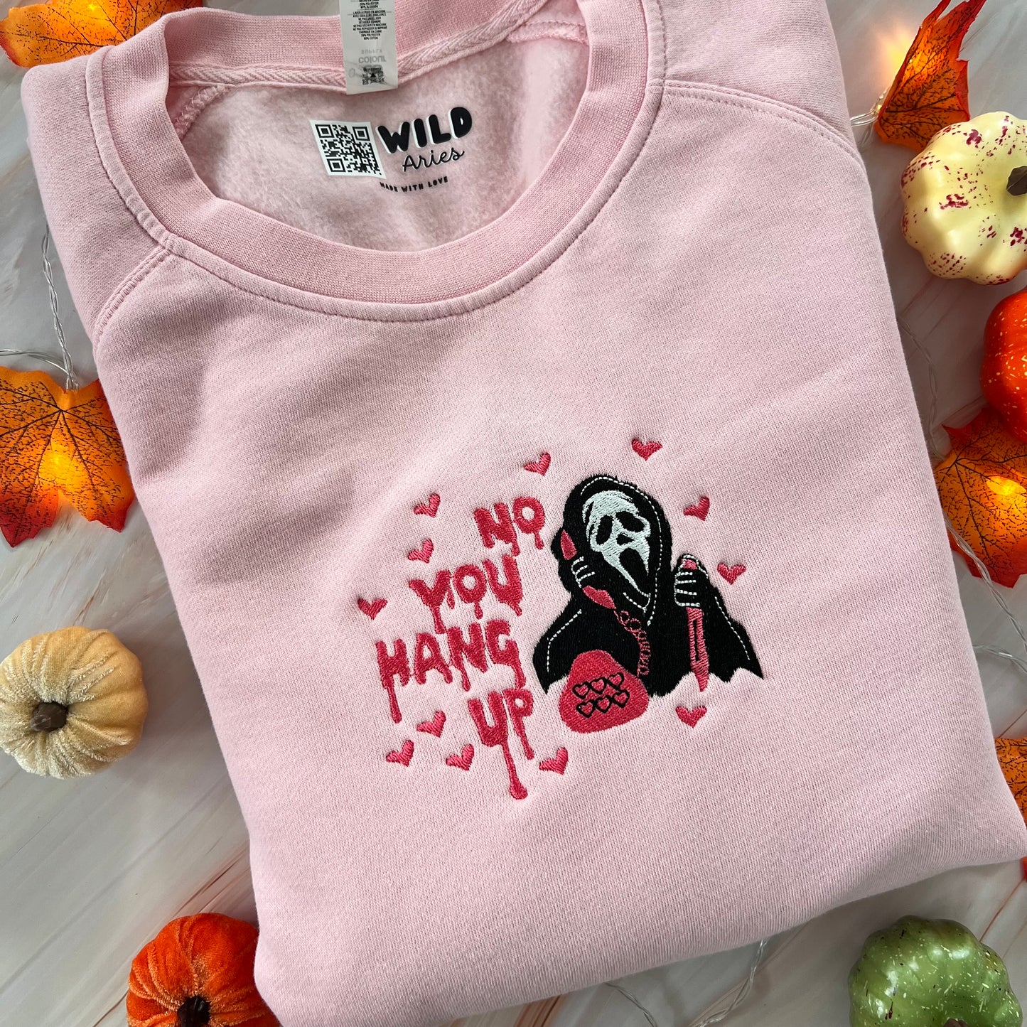 Scream Embroidered Crewneck