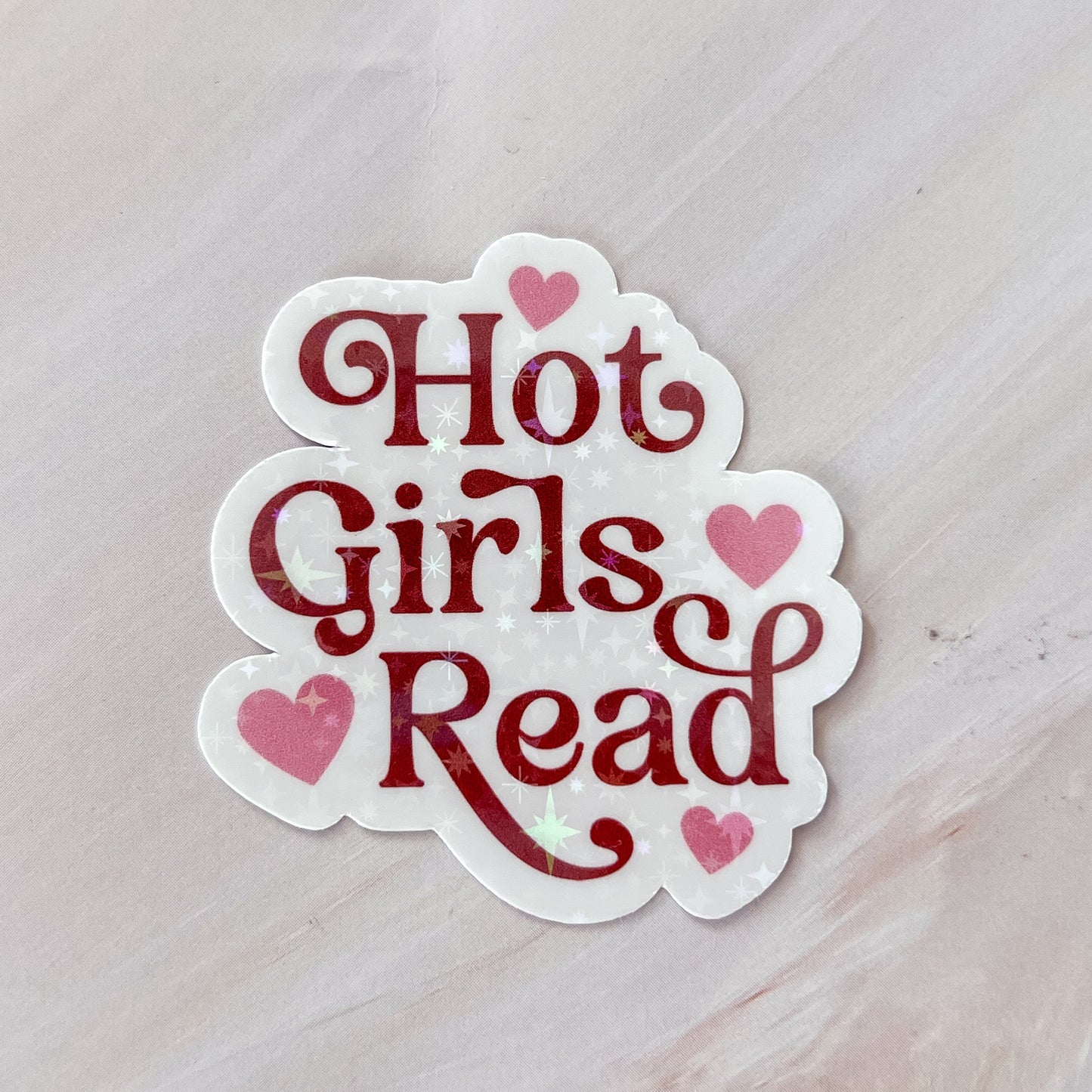 Hot Girls Read Sticker