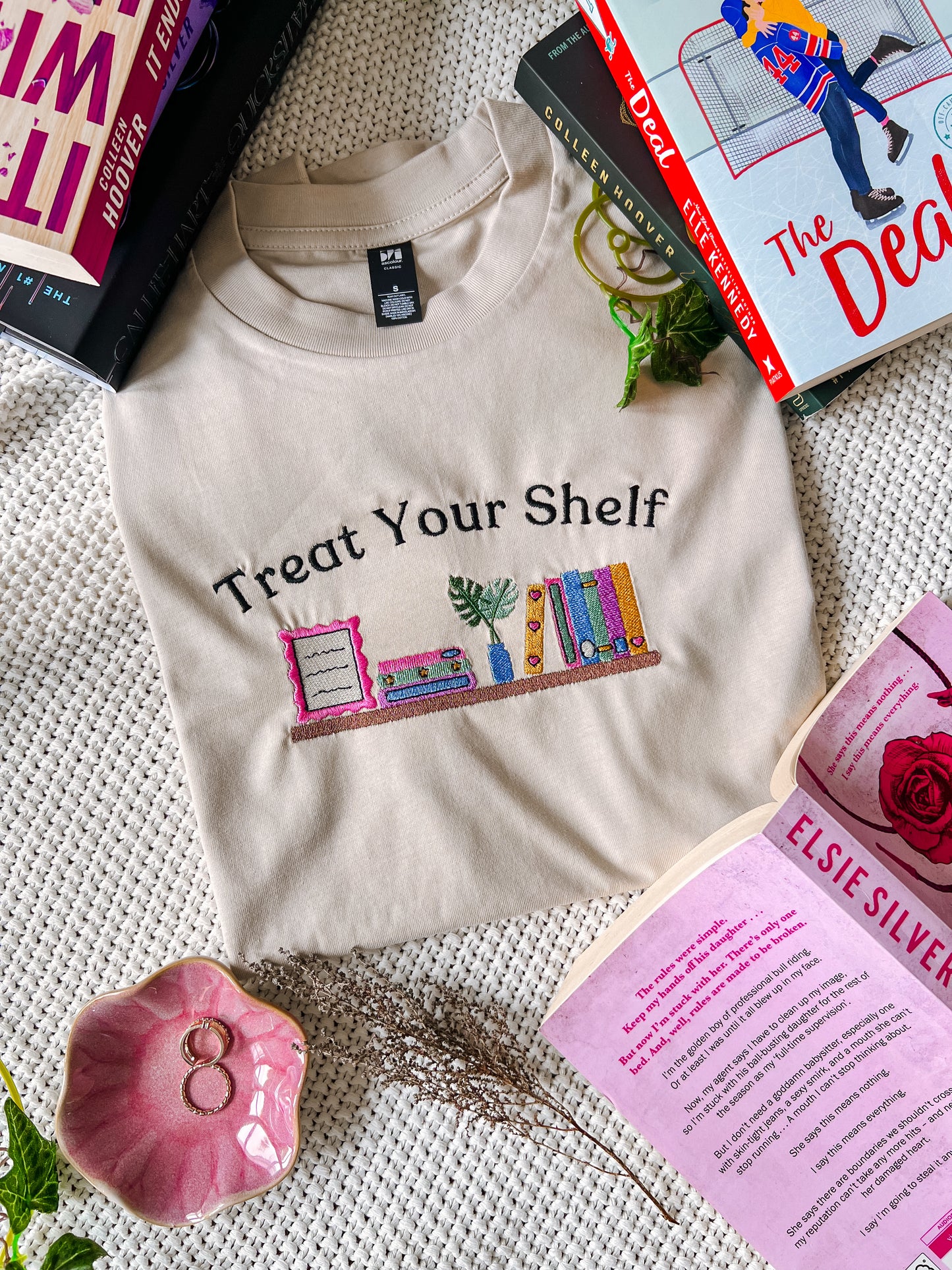 Treat Your Shelf Embroidered Tee