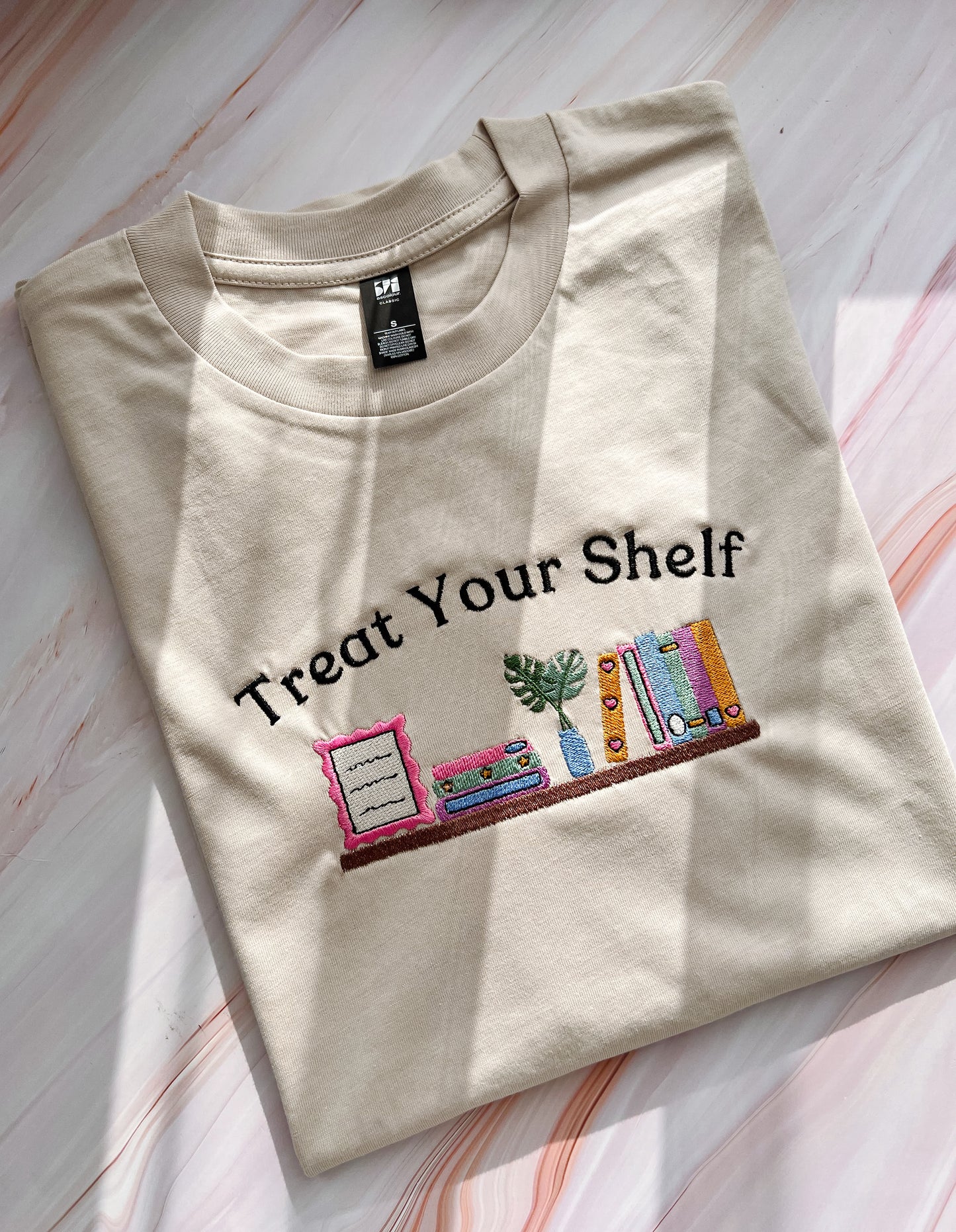Treat Your Shelf Embroidered Tee