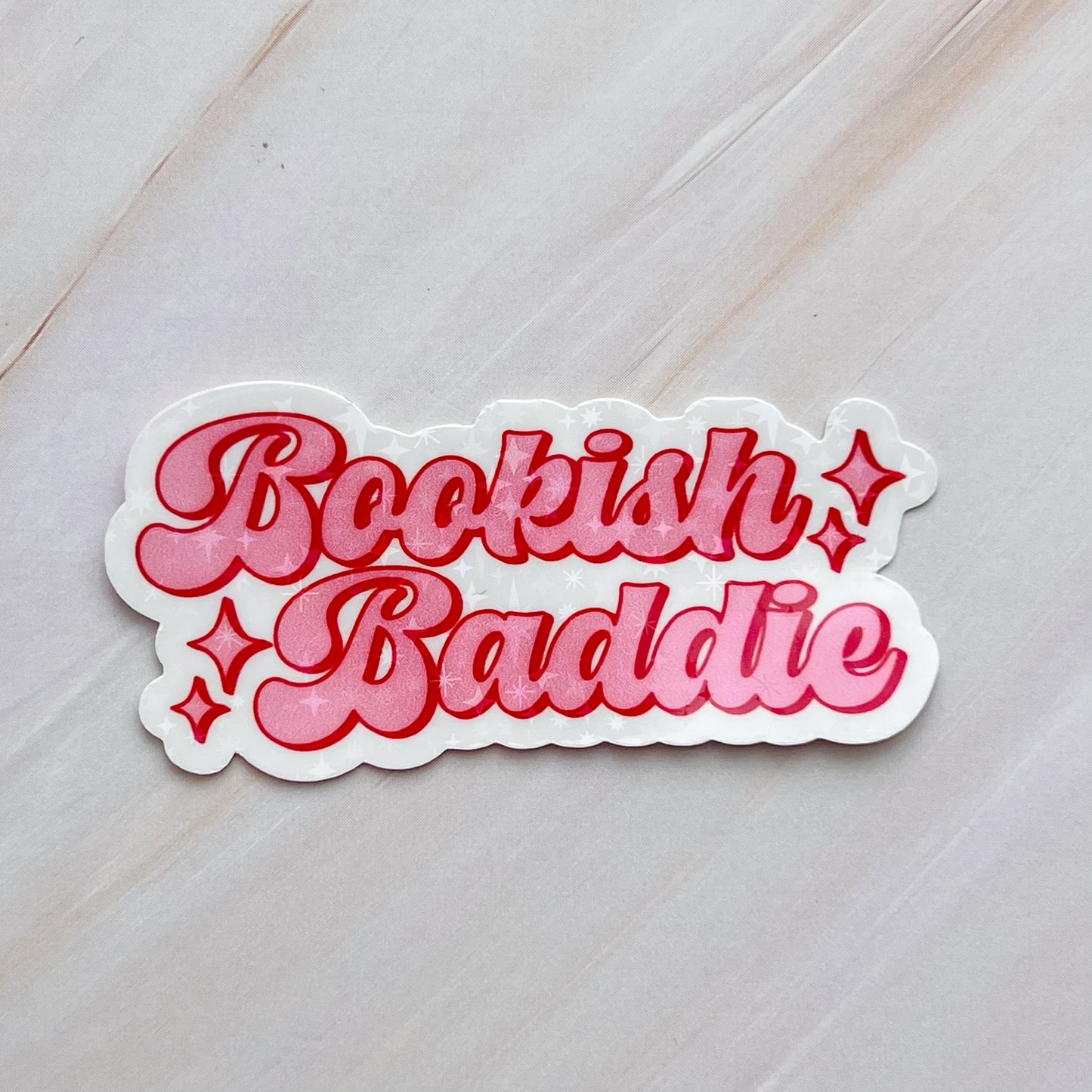Bookish Baddie Sticker