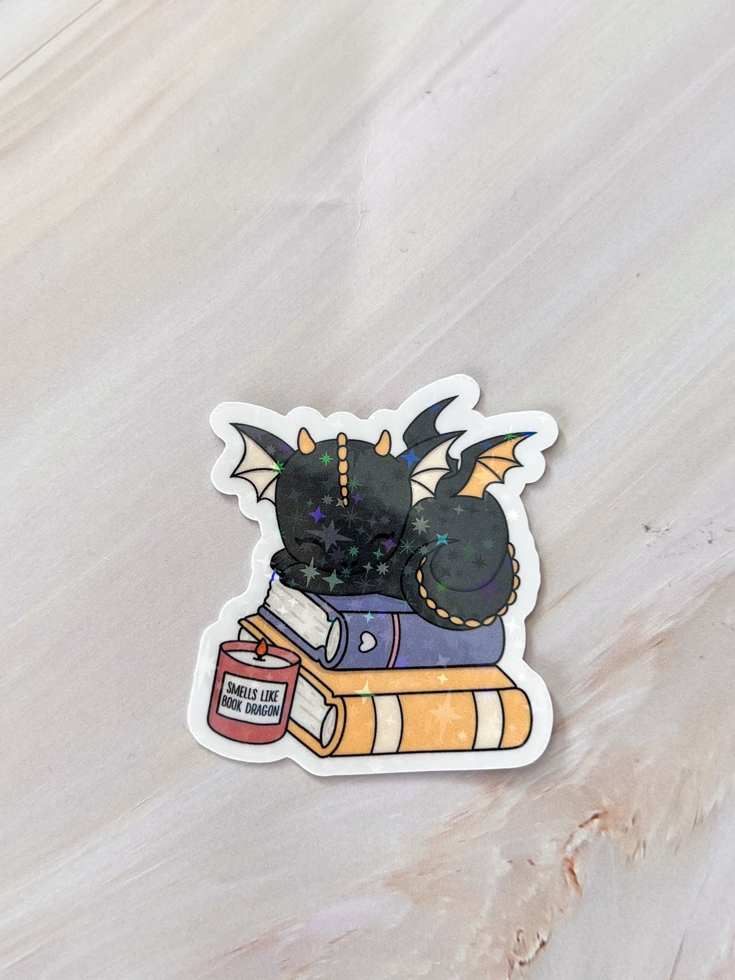 Smells Like Book Dragon Sticker
