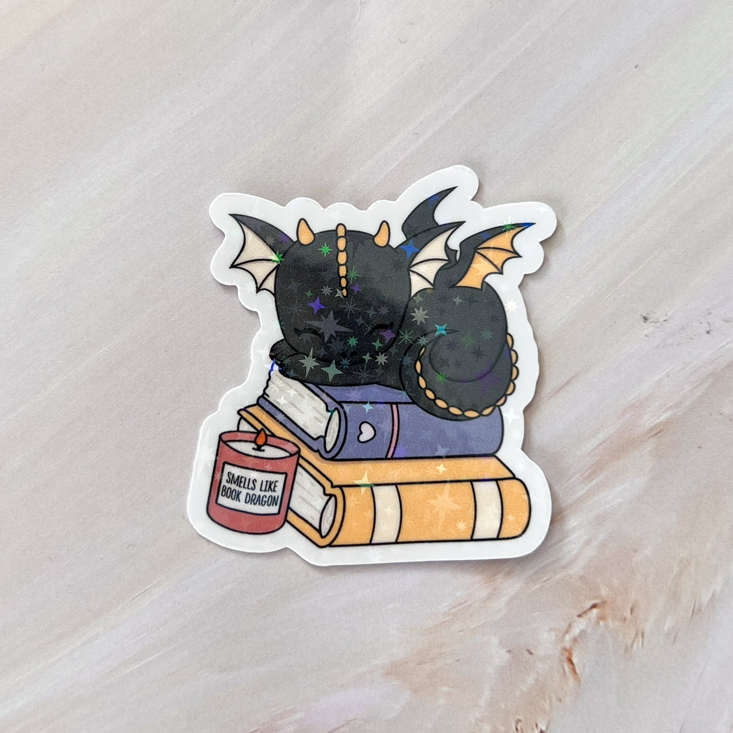Smells Like Book Dragon Sticker