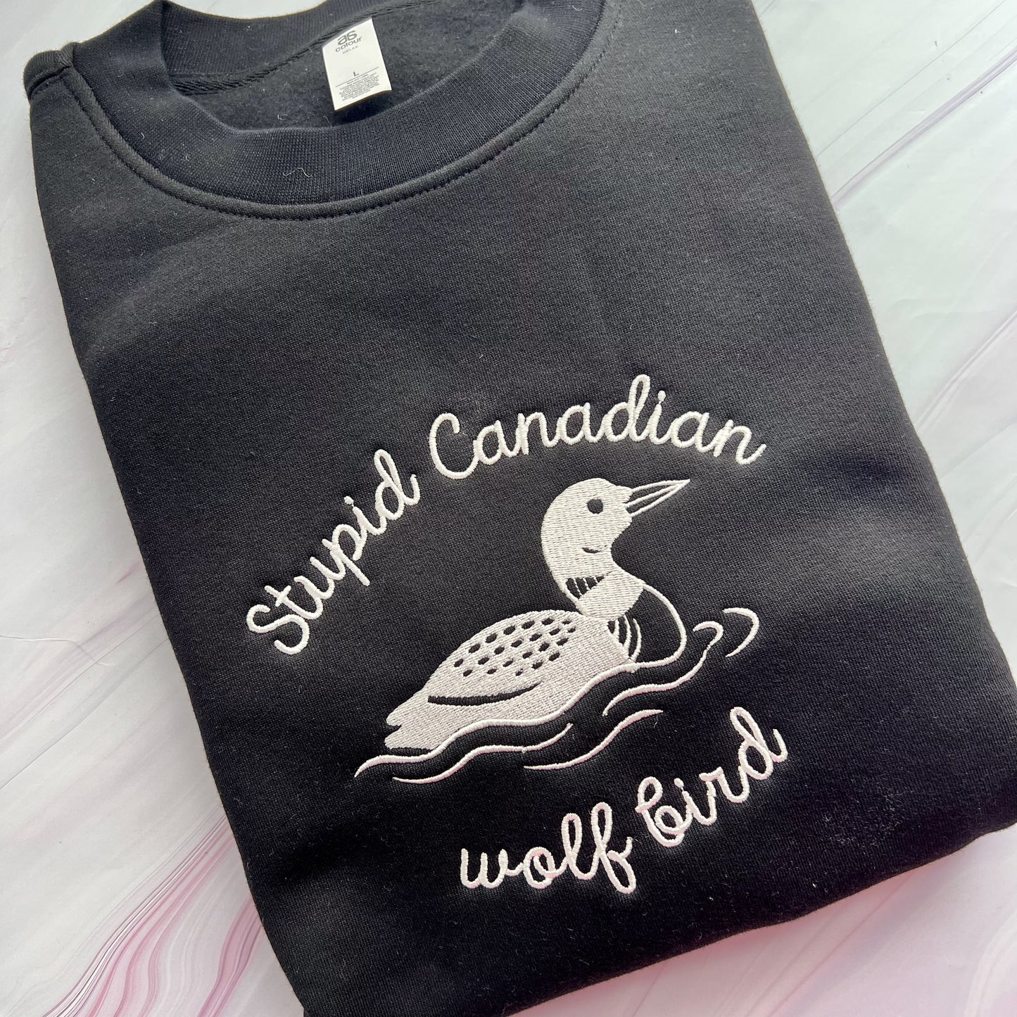 Hockey Romance Inspired Embroidered Crew