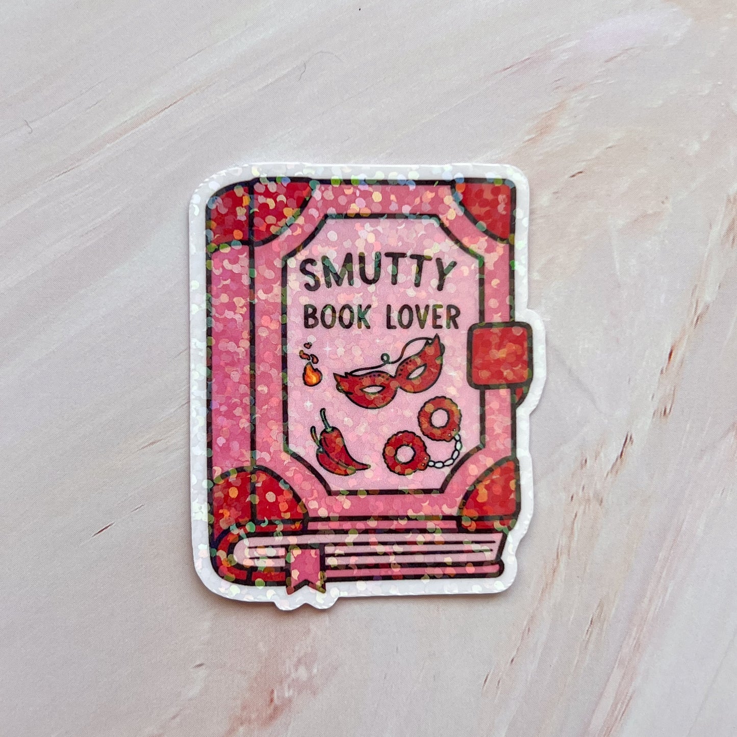 Smutty Book Lover Sticker