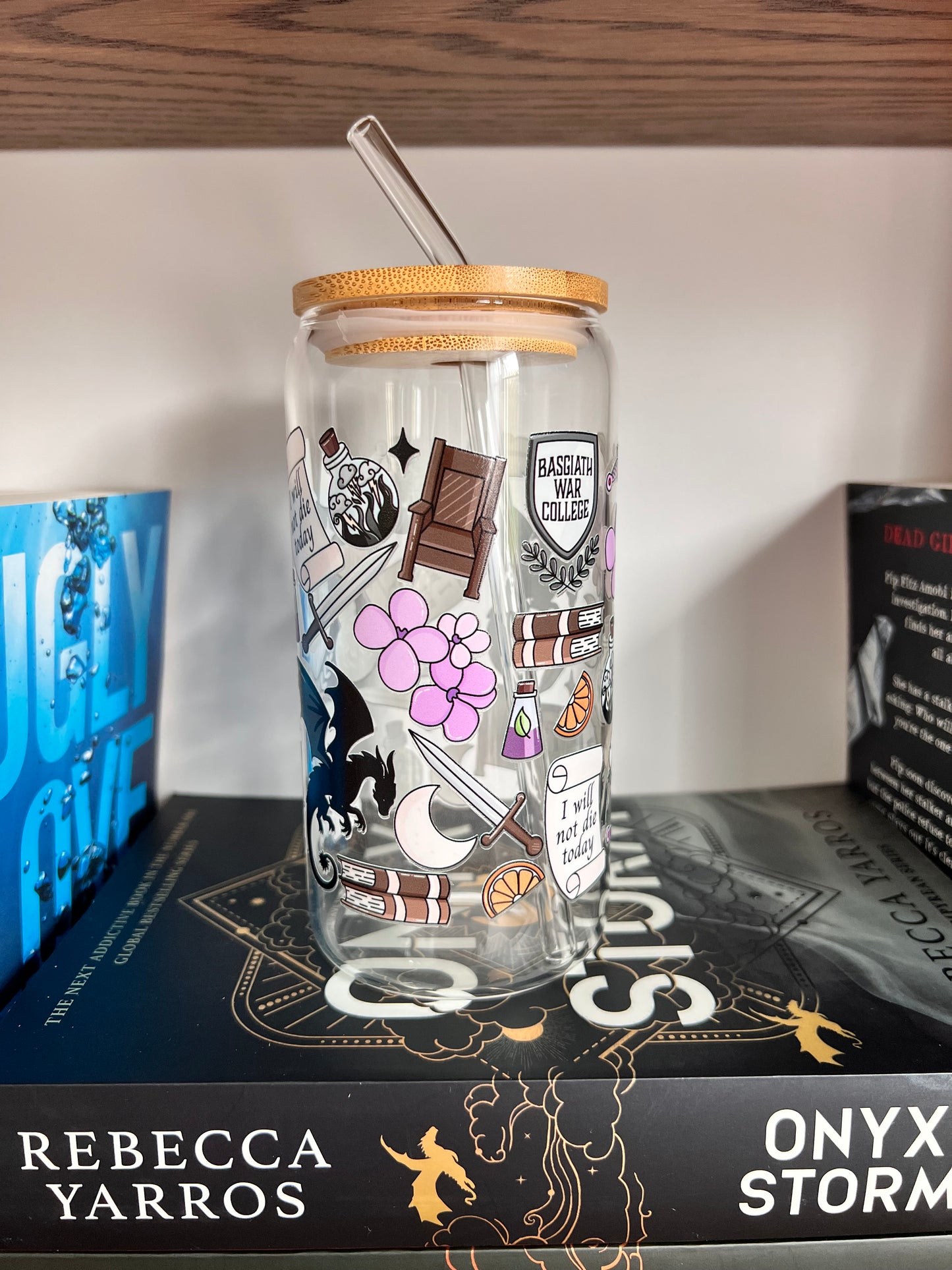 Fourth Wing Glass Tumbler