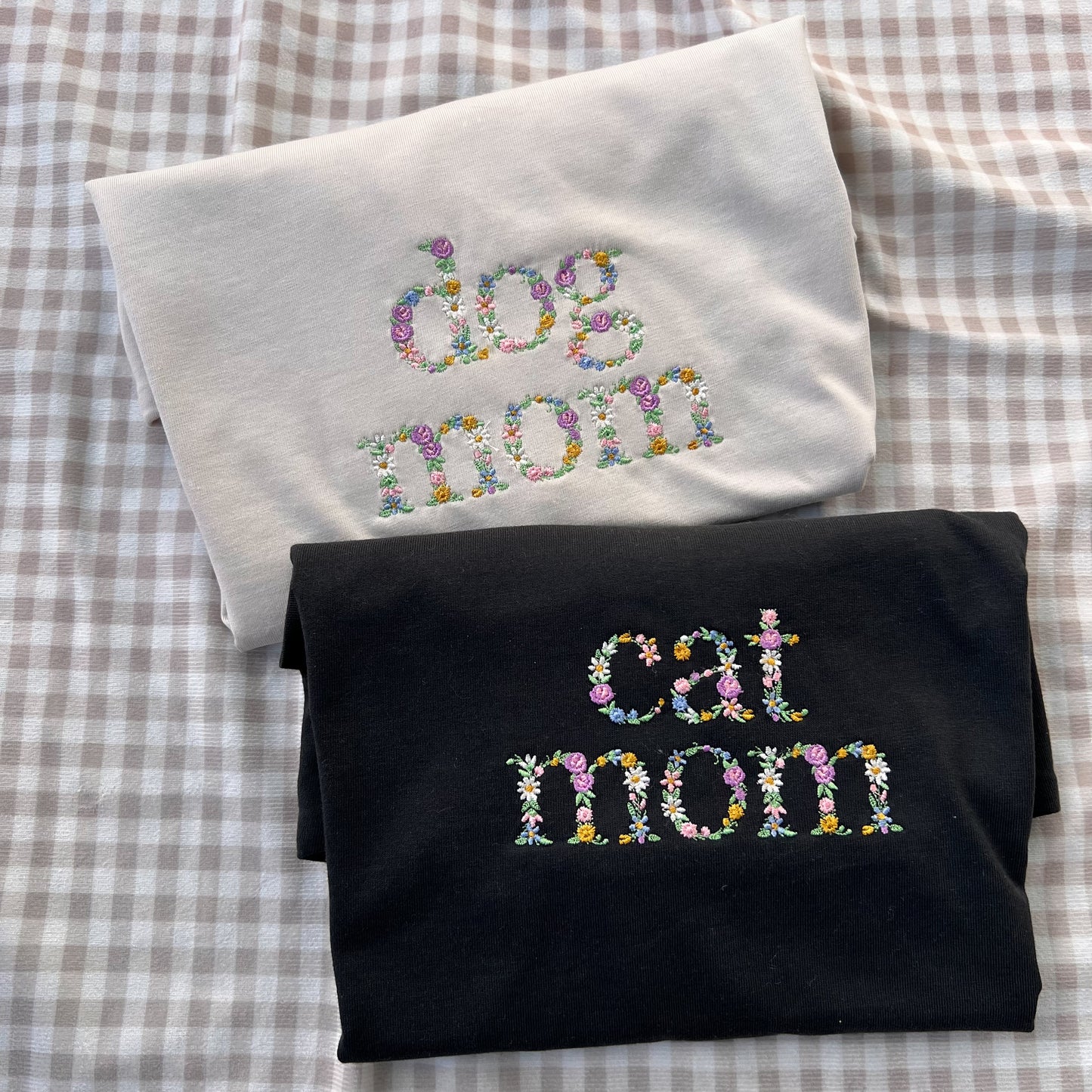 Floral Dog Mom tee
