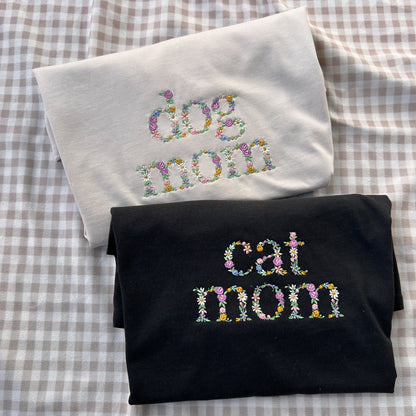 Floral Dog Mom tee