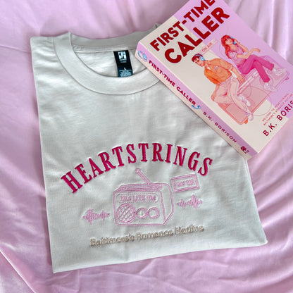 Heartstrings Embroidered Tee - First Time Caller