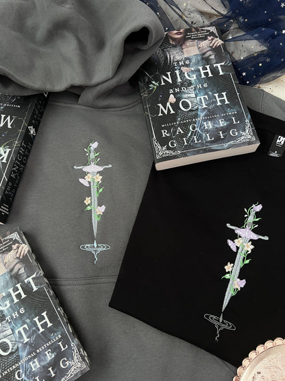 Knight and the Moth Embroidered Tee
