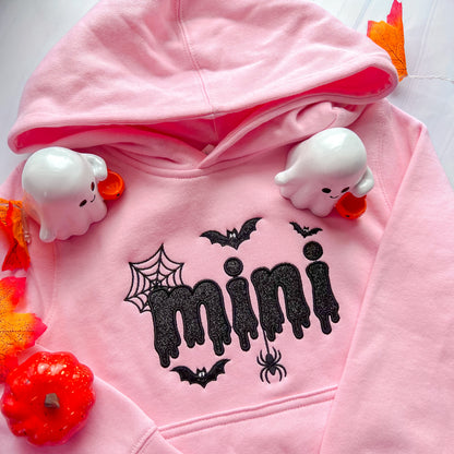 Kids - Mini Glitter Applique Embroidered Hoodie