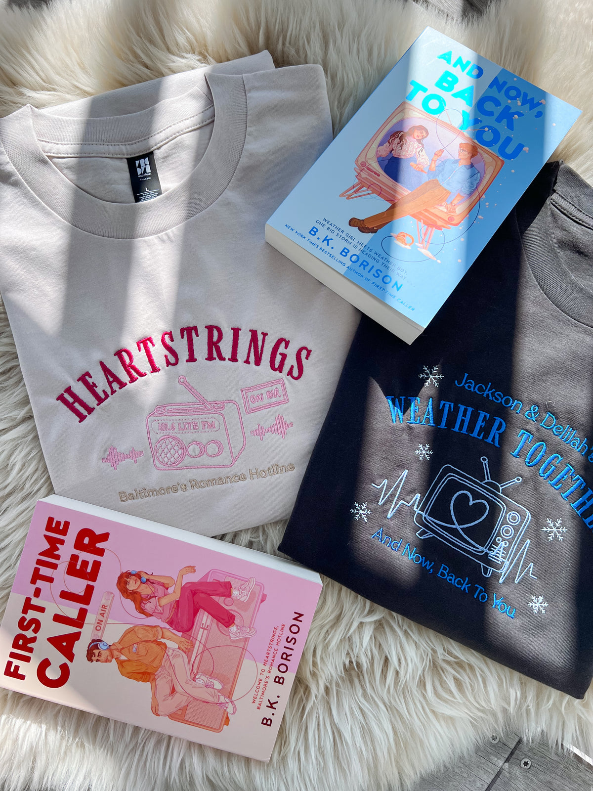 Weather Together Embroidered Tee - And Now, Back To You