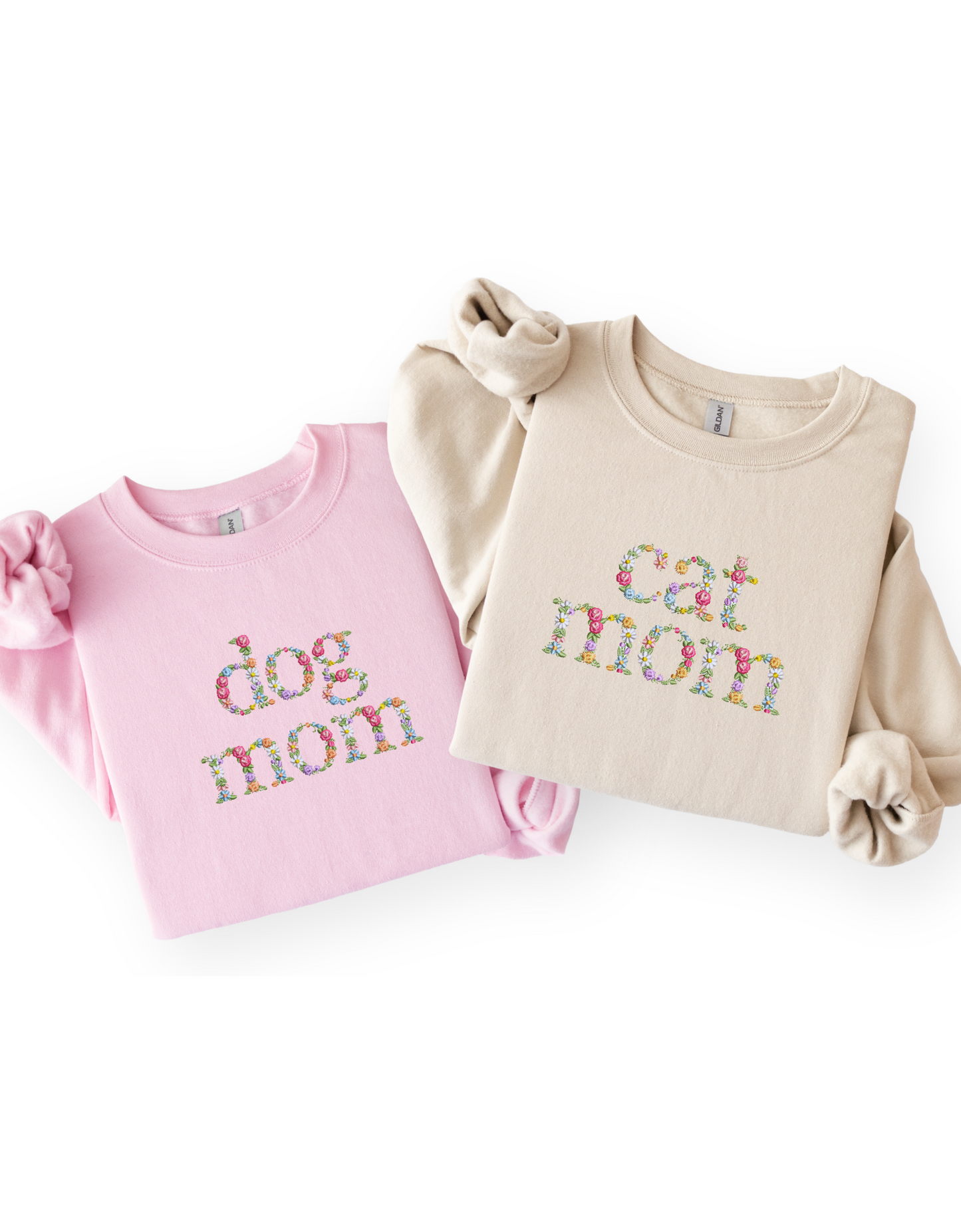Floral Dog Mom Crew
