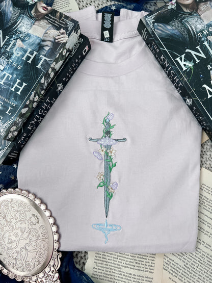 Knight and the Moth Embroidered Tee