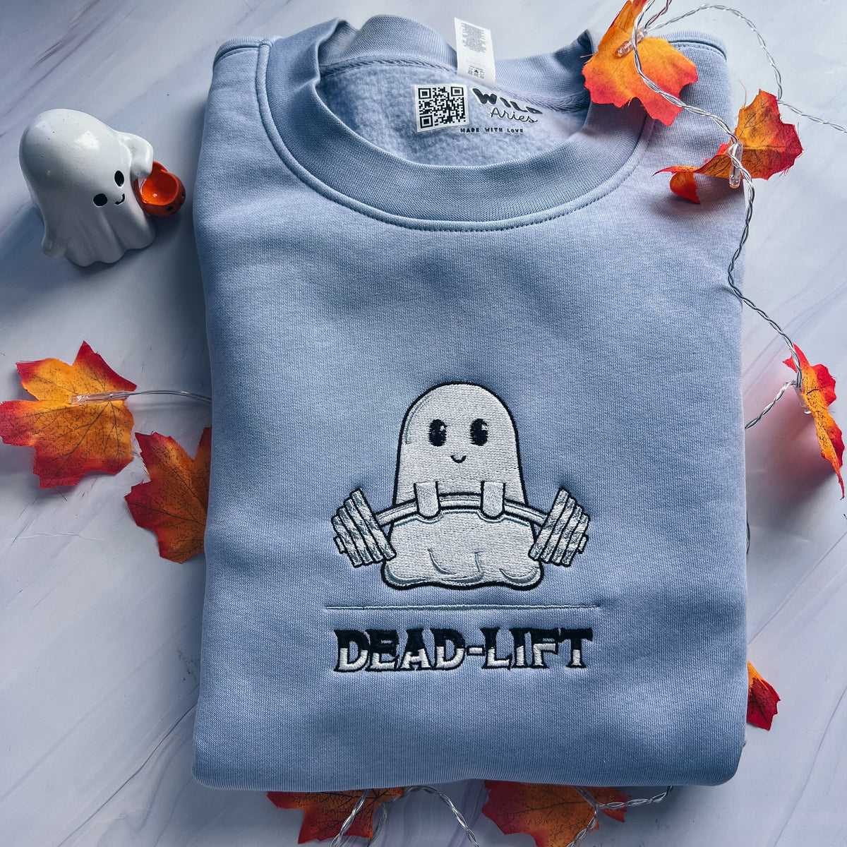 Deadlift Ghost Embroidered Crew