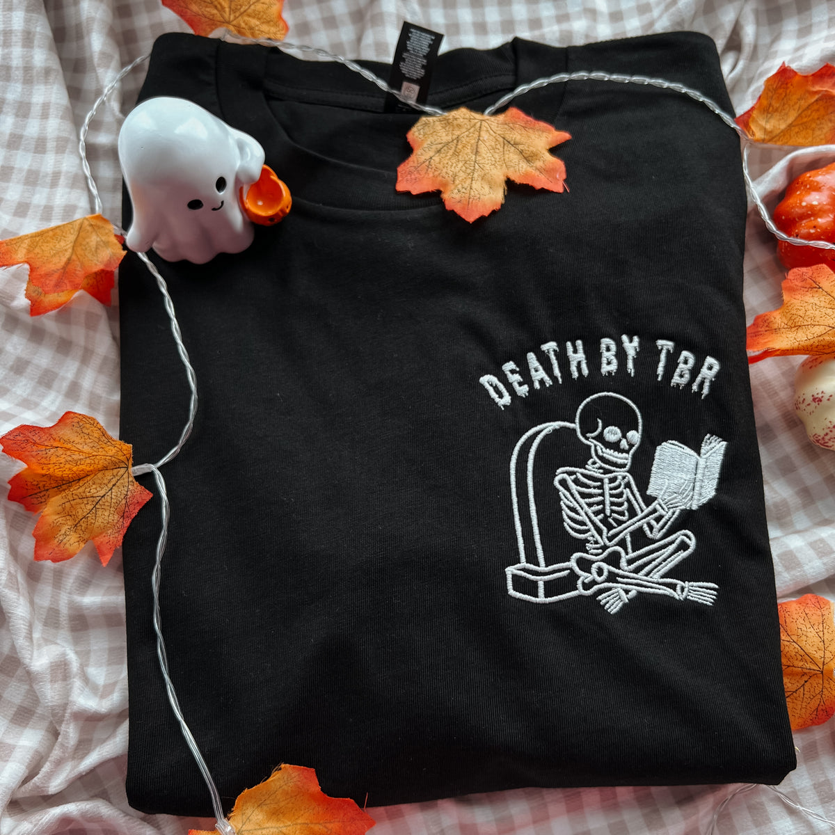 Death By TBR Embroidered Tee