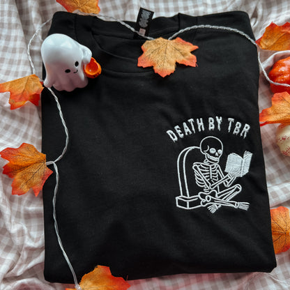 Death By TBR Embroidered Tee