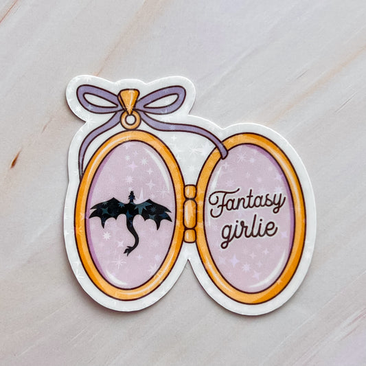 Fantasy Girlie Locket Sticker
