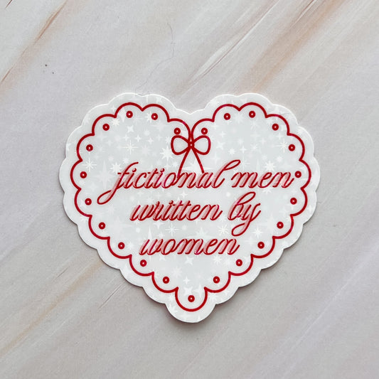 Fictional Men Written By Women Sticker