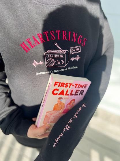 Heartstrings Embroidered Crew - First Time Caller