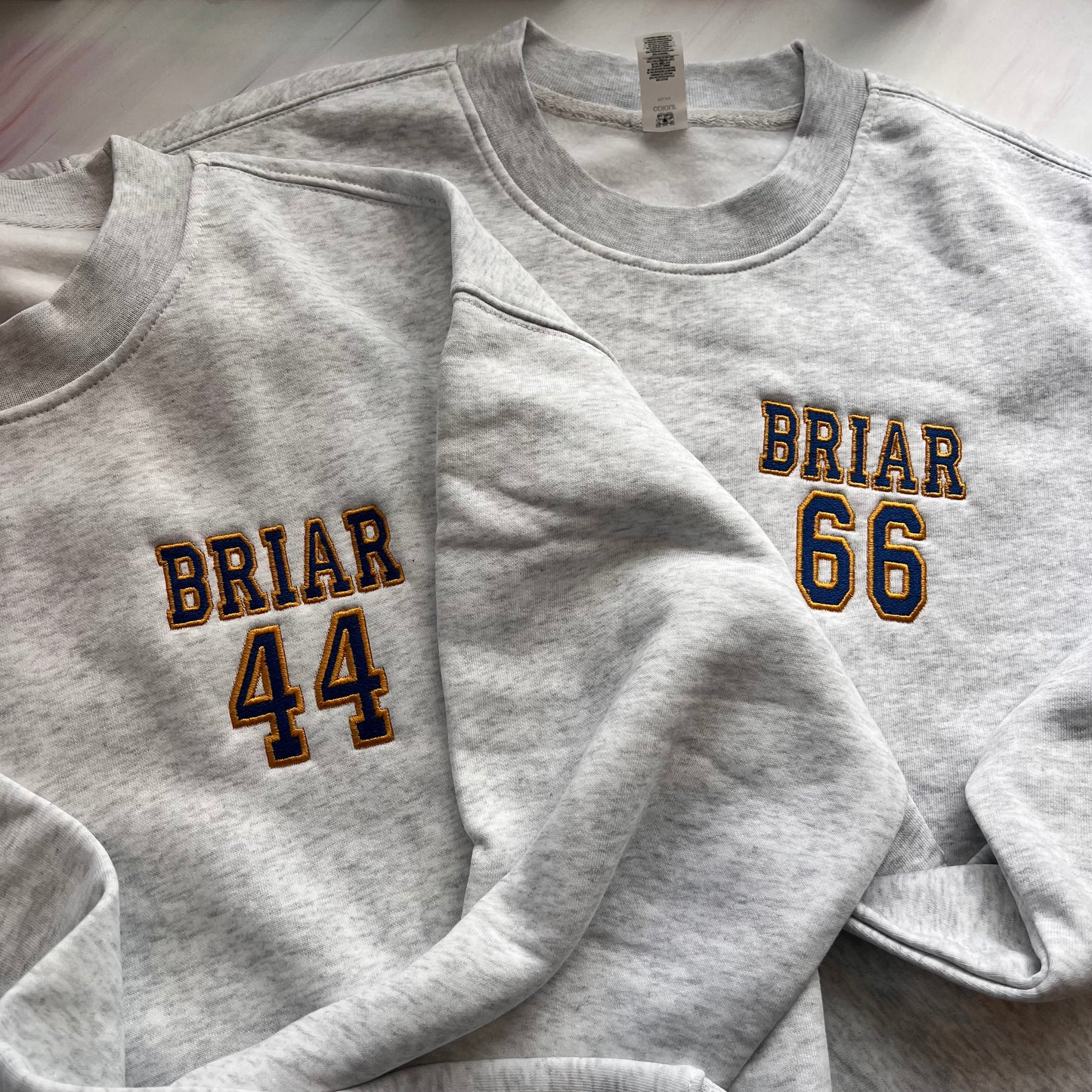 Custom Hockey Player Embroidered Crew