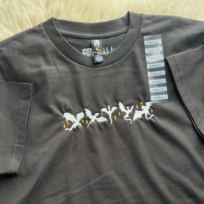 Fantasy Dragons Embroidered Tee