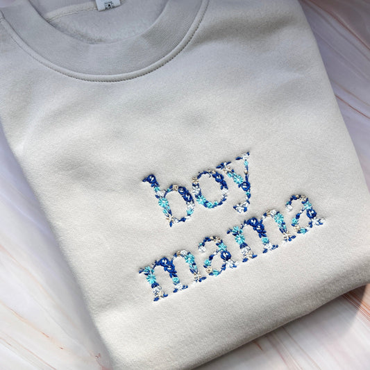 Floral Boy Mama Crew
