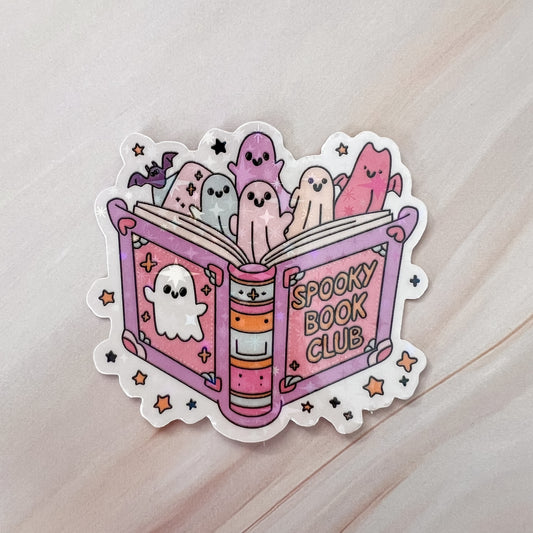 Spooky Book Club Sticker