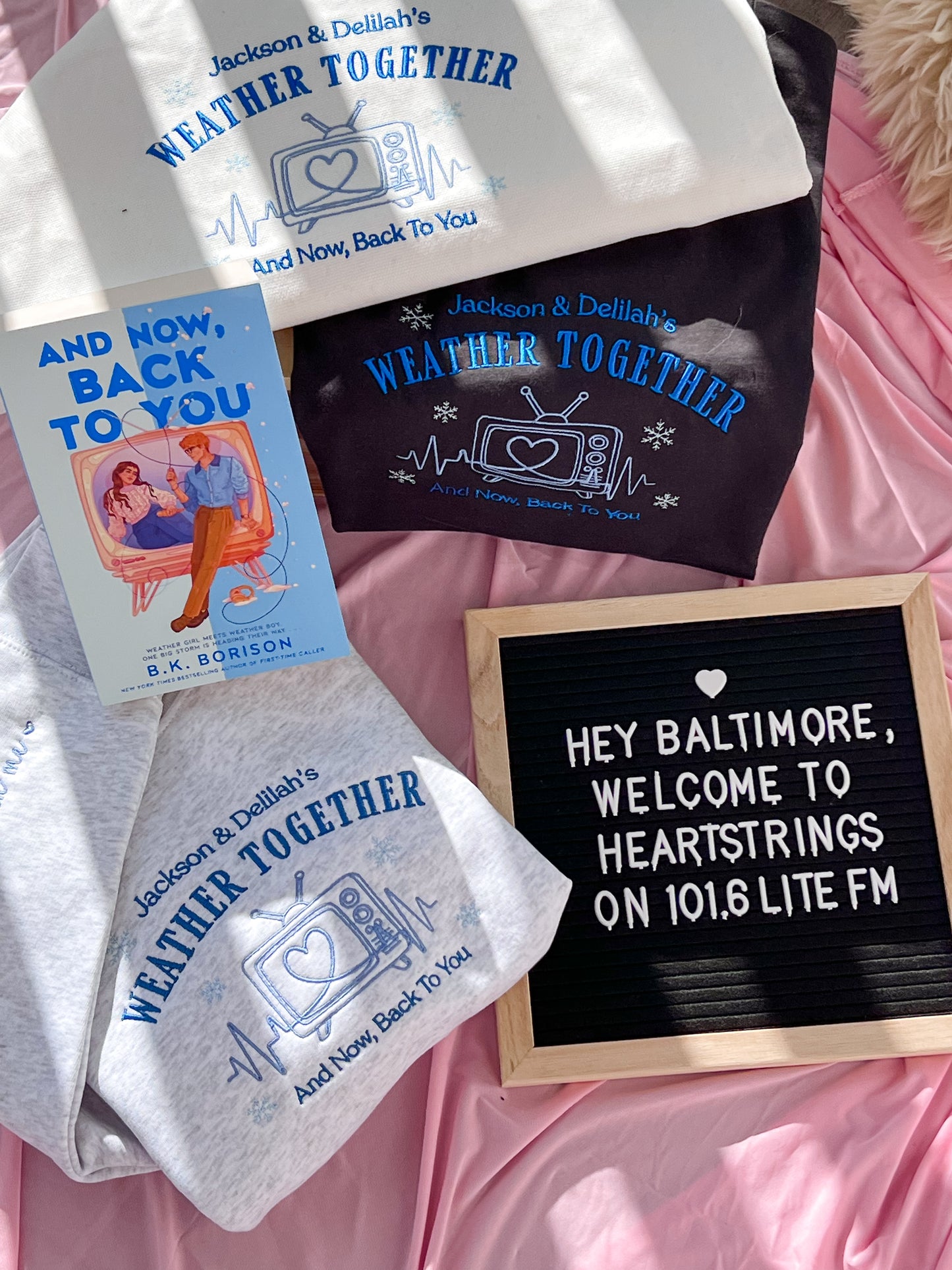 Weather Together Embroidered Crew - And Now, Back To You