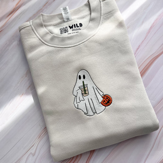 SAMPLE - Coffee Ghost Crew - size L