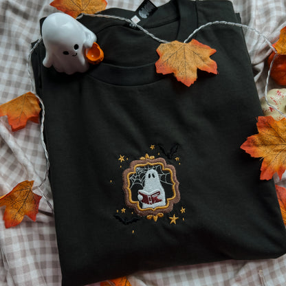 Reading Ghost Frame Embroidered Tee
