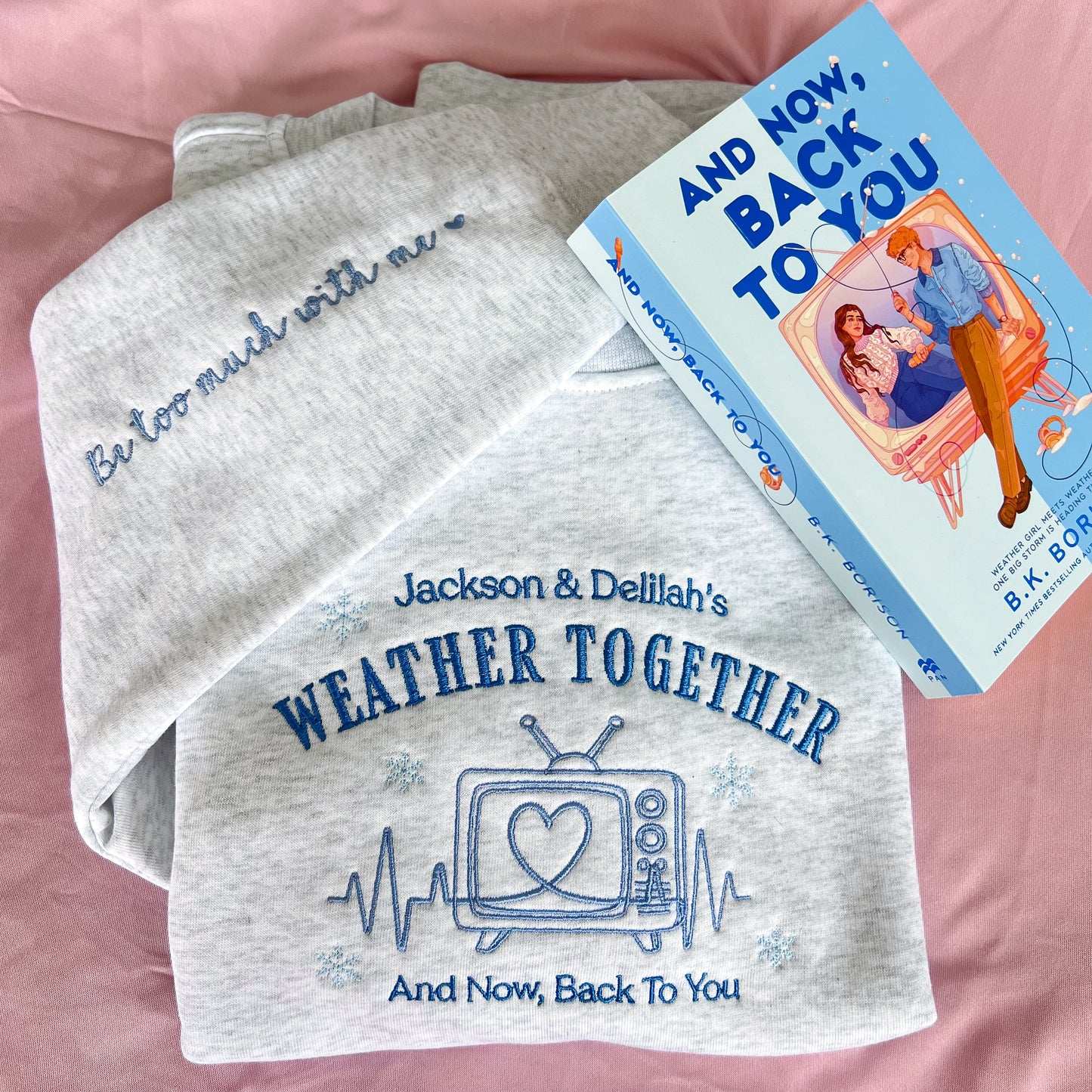 Weather Together Embroidered Crew - And Now, Back To You