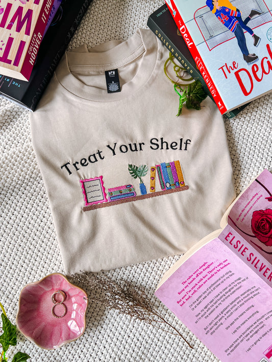 Treat Your Shelf Embroidered Tee