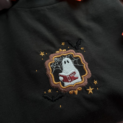 Reading Ghost Frame Embroidered Tee