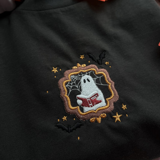 Reading Ghost Frame Embroidered Tee