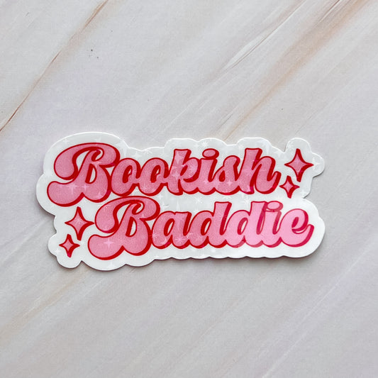 Bookish Baddie Sticker