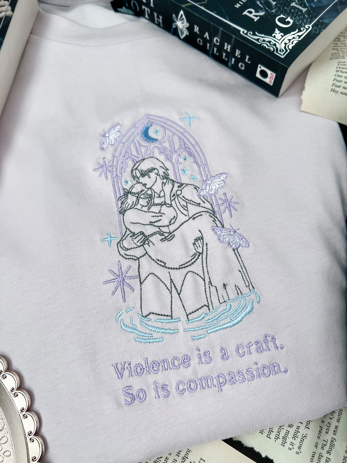 Rory and Sybil Embroidered Tee