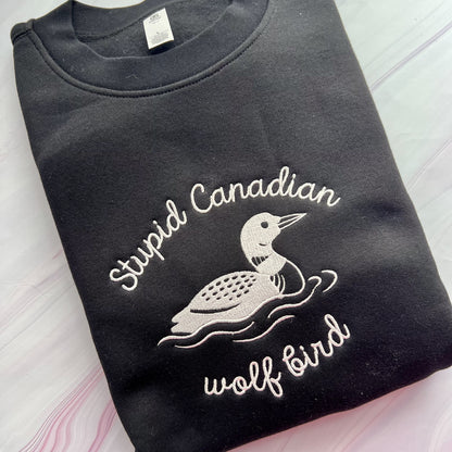 Hockey Romance Inspired Embroidered Crew