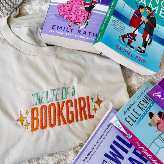 The Life of a Book Girl Embroidered Crew
