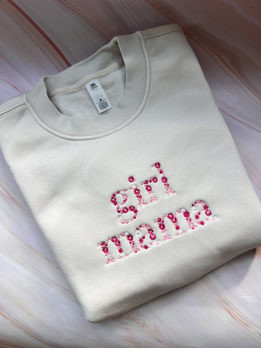 Floral Girl Mama Crew