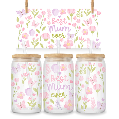 Best Mom Ever Glass Tumbler